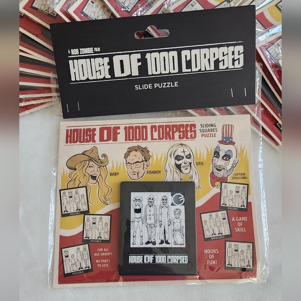 🧩House of 1000 Corpses Slide Puzzle Lot – 20 Pieces – NWT – Rob Zombie Collect - Picture 3 of 12
